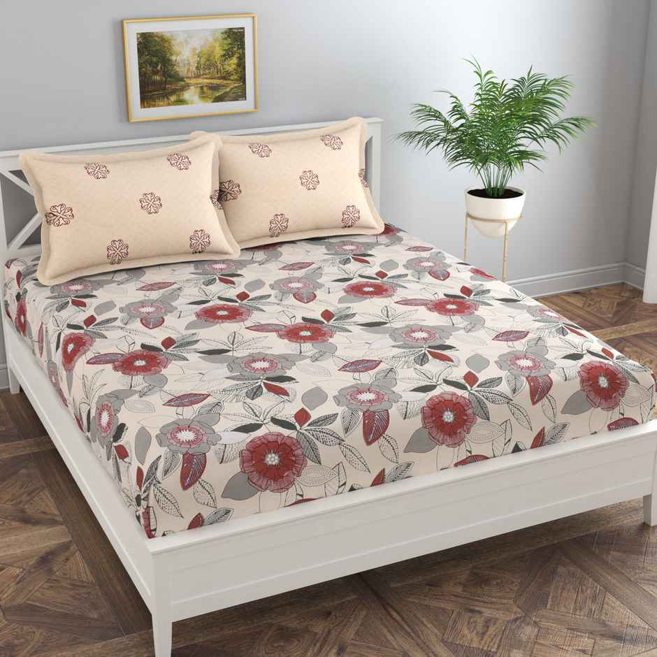Florida Bedsheet & 2 Pillow Covers Festive Collection Gift Box | RMPM08