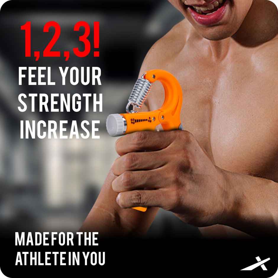 Vector X Hand Grip Strength Trainer With Counter, Hand Grip Strengthener With Counter