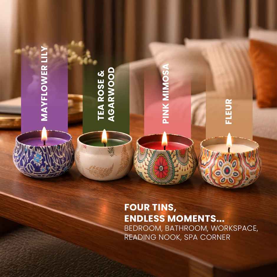 IRIS Aroma Tin Candle | Assorted Fragrance