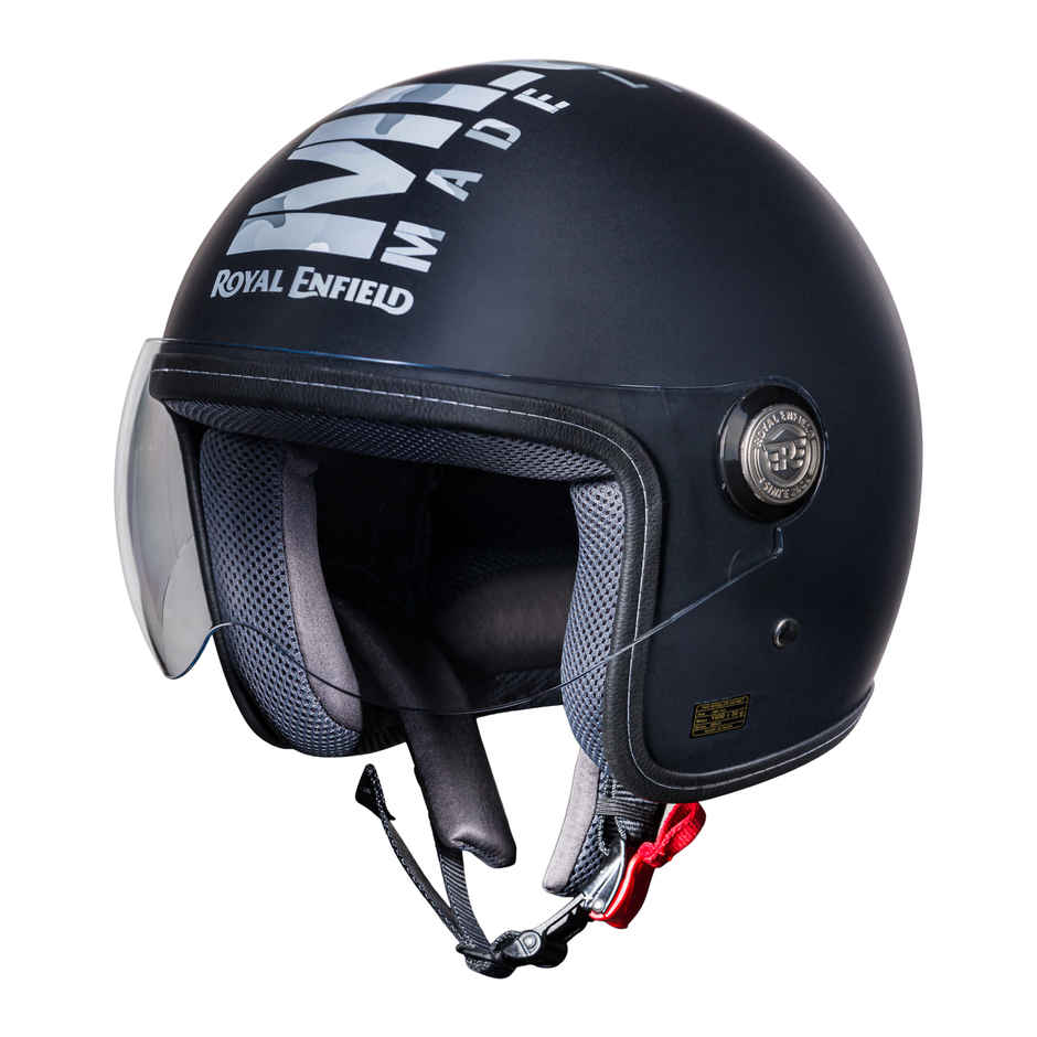 Royal Enfield Chopper Helmet | Matt Black | L | 60 cm