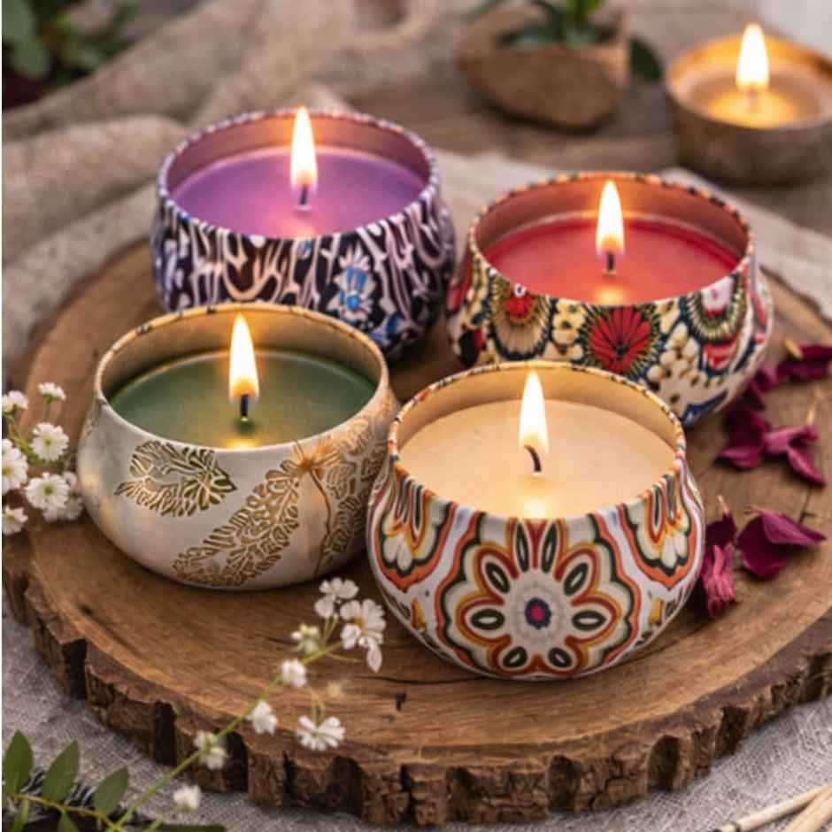 IRIS Aroma Tin Candle | Assorted Fragrance