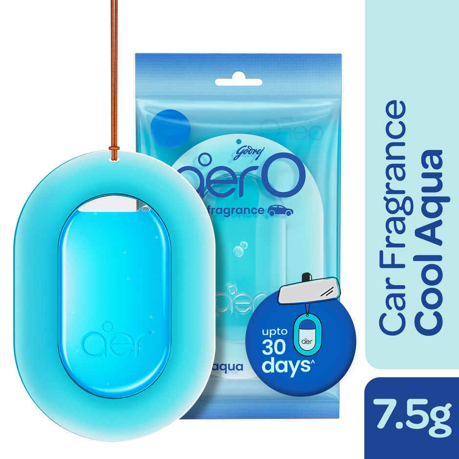 Godrej Aer O - Hanging Car Air Freshener - Cool Aqua Combo