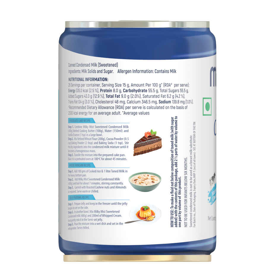 Milky Mist Sweetened Condensed Milk