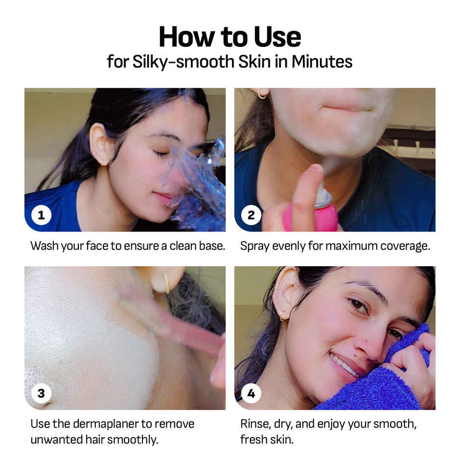 EleGanz Professional Hair Identifier Spray For Face Shaving with Razor | Skin Body Hair Identifying Spray