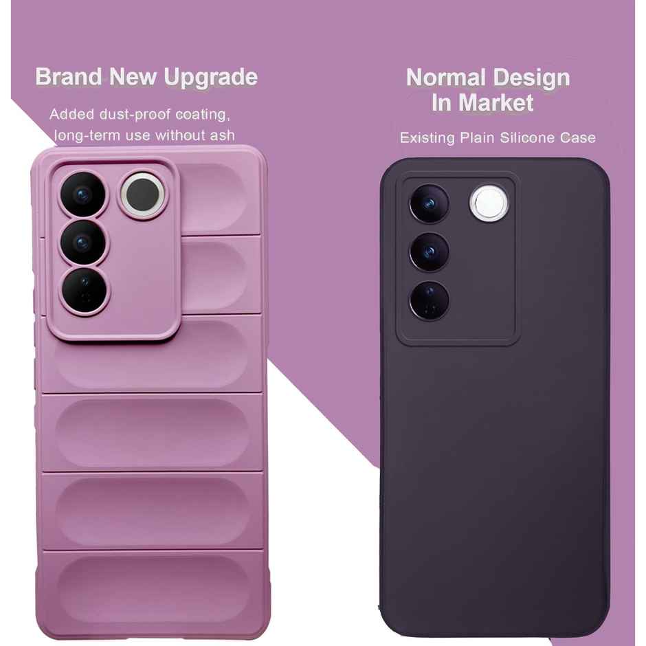 Artistque Case For Vivo V27 / V27 Pro 5g Back Case Cover - Liquid Stripe Cover Silicone