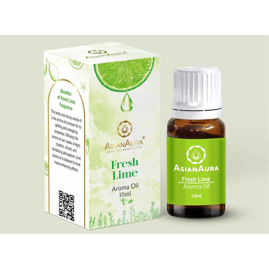 Asian Aura Diffuser Aroma Oils For Home Fragrance 10 ml Fresh Lime