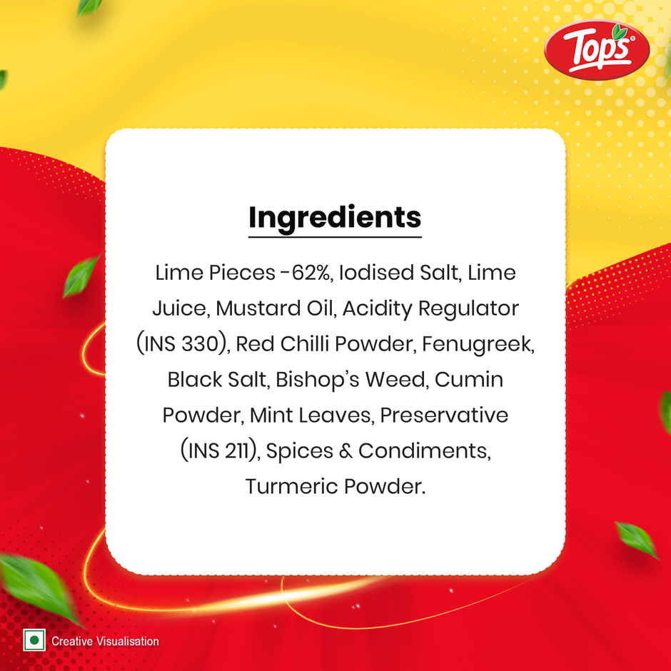 Tops Gold Lime Pickle