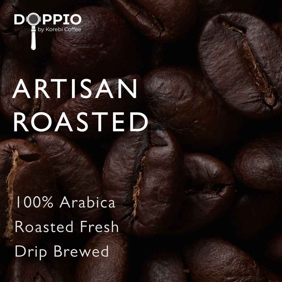 Doppio By Korebi Coffee French Vanilla-Artisan Instant Liquid Coffee Concentrate|5-Pack|20 ml Each