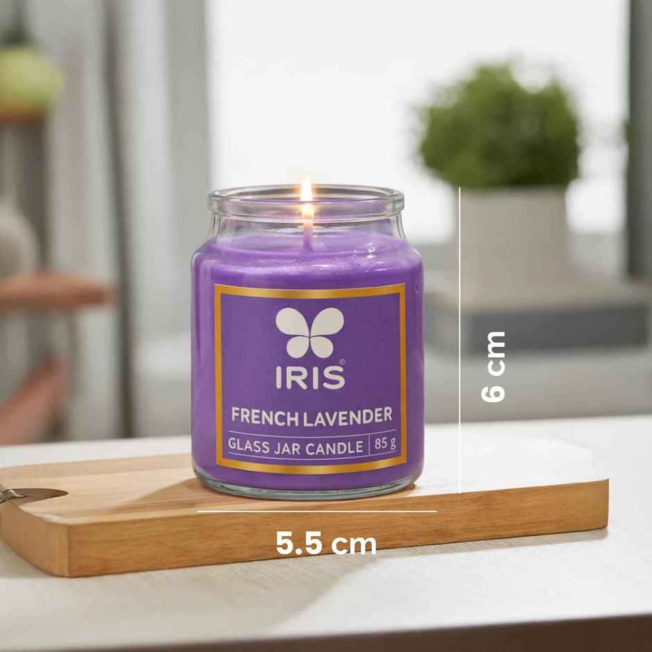 IRIS French Lavender Fragranced Yankee Jar Candle