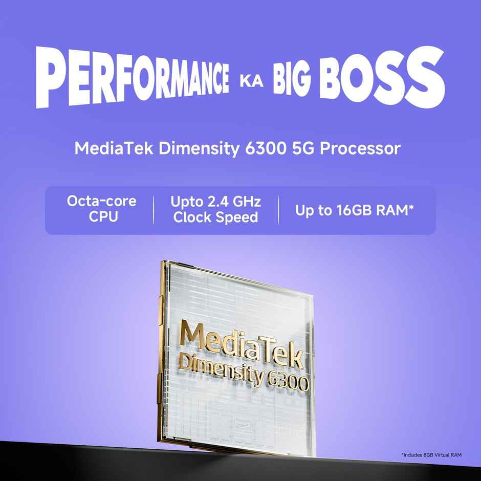 Redmi 15C 5G | 6 GB RAM | 128 GB Storage | 6.9 inch Display | 5G | Dusk Purple