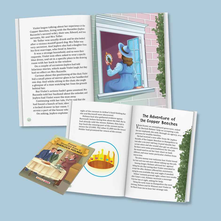 Sherlock Holmes | Illustrated | | Story Book for Kids | English Short Stories for Children