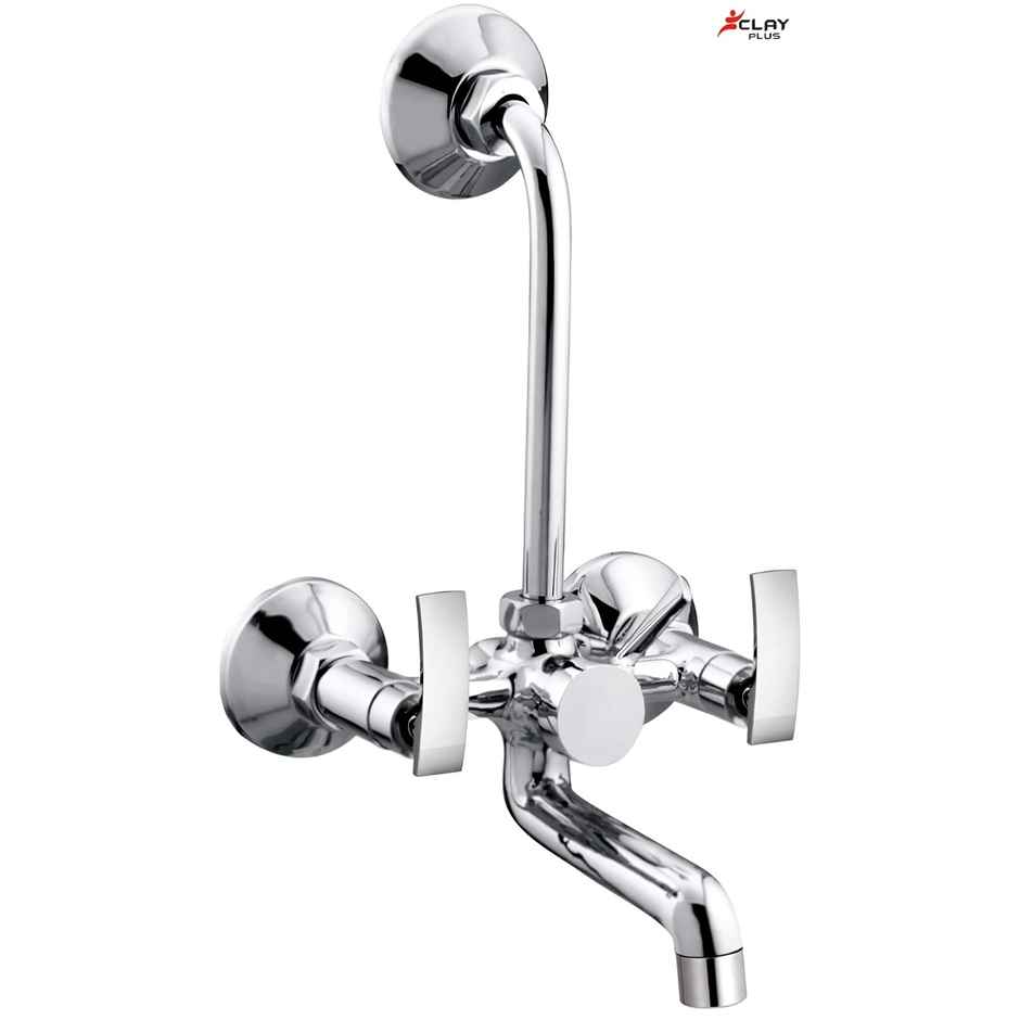 Clayplus Cello 2 in 1 Wall Mixer With Flange and L Band for Shower