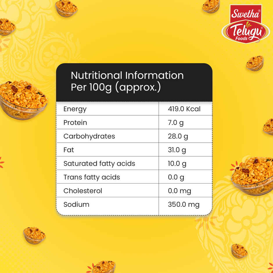 Swetha Telugu FOODs Atukula Mixture Pouch