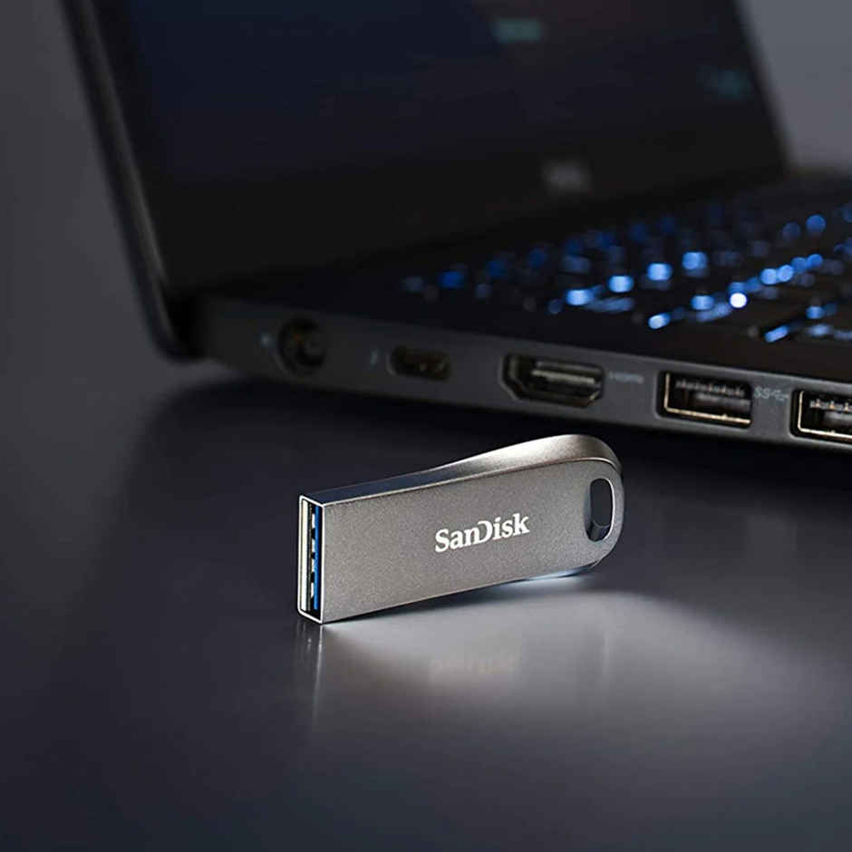 Sandisk Ultra Luxe Usb 3.2 Gen 1 Flash Drive 64Gb | Up To 300Mb/S | All Metal