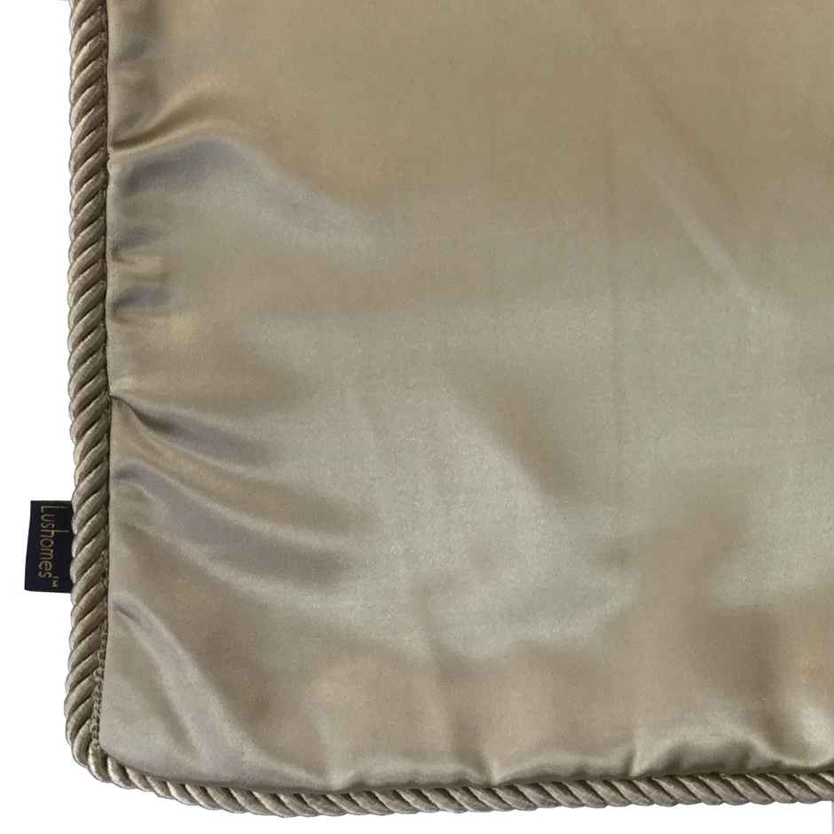 Lushomes Silk Cushion Covers - Brown | Boho Style | 16 x 16 inch