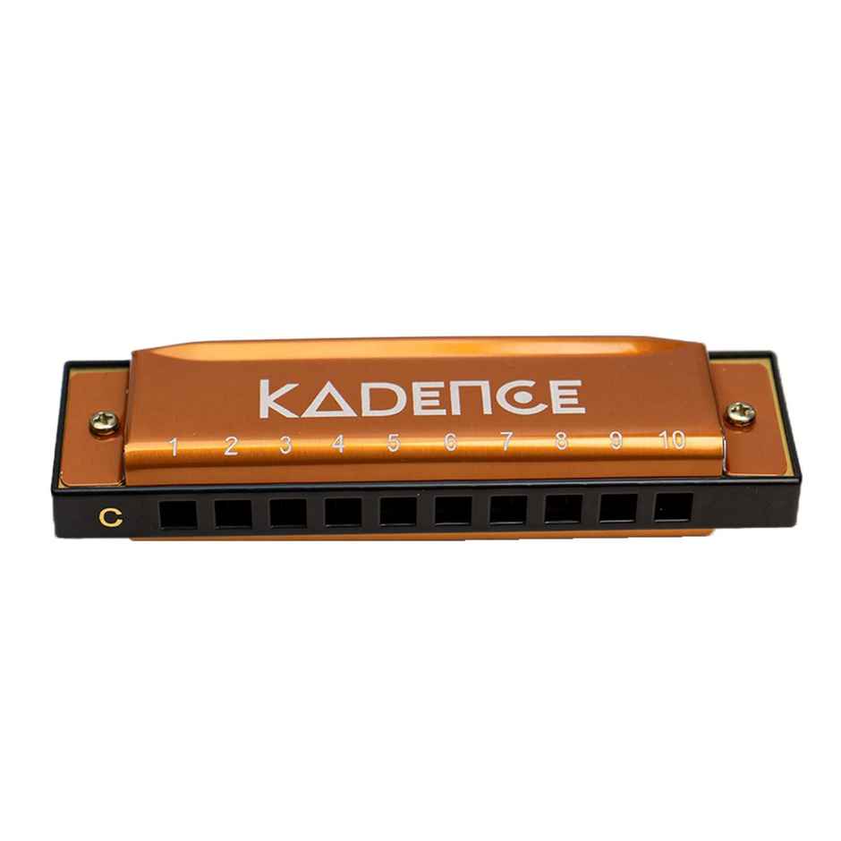 Kadence Daitonic Harmonica T104 Mouth Organ | With Learning Course Key Of C 10 Holes - 20 Tones