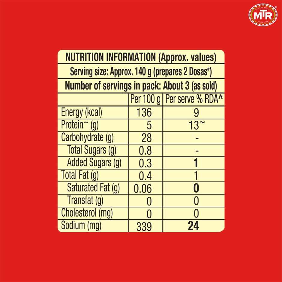 MTR Fresh Dosa Batter 6 Dosa Pack