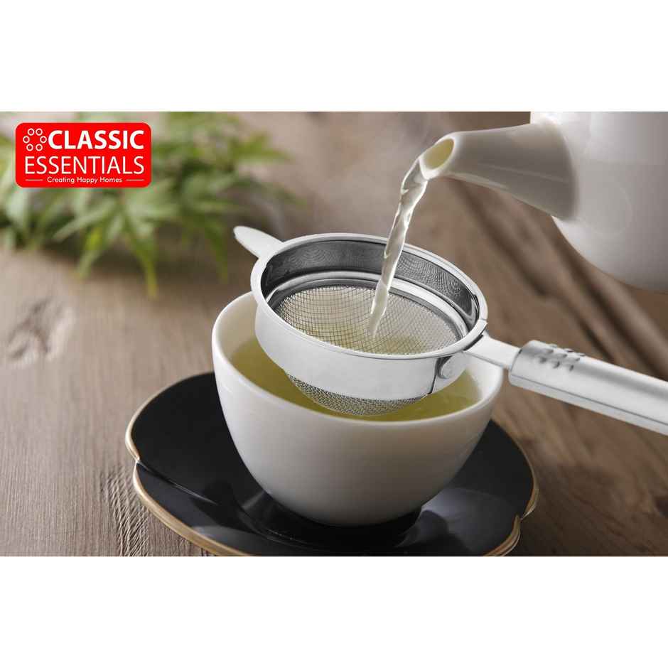 Classic Essentials Stainless Steel Tea Strainer Pack of 3