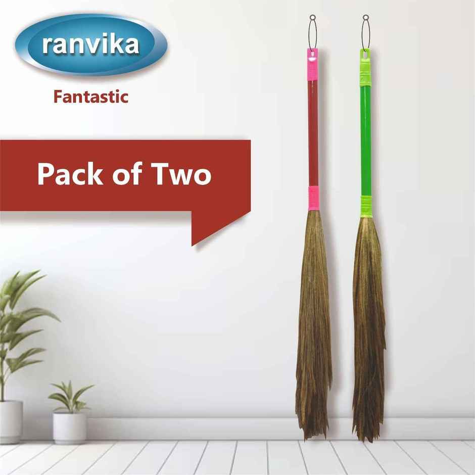 Ranvika Fantastic Broom | Assorted | 23.6 in | Pack of 2