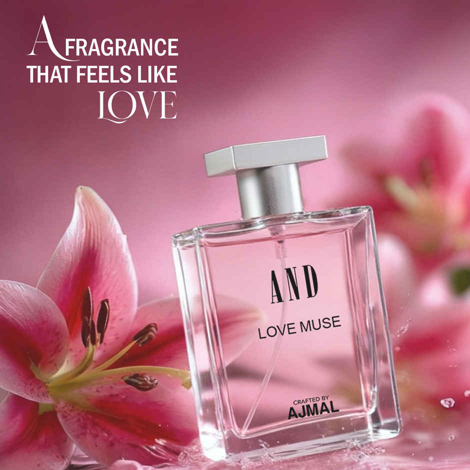 Ajmal Love Muse Eau De Perfume | Long Lasting Scent Spray Gift For Women
