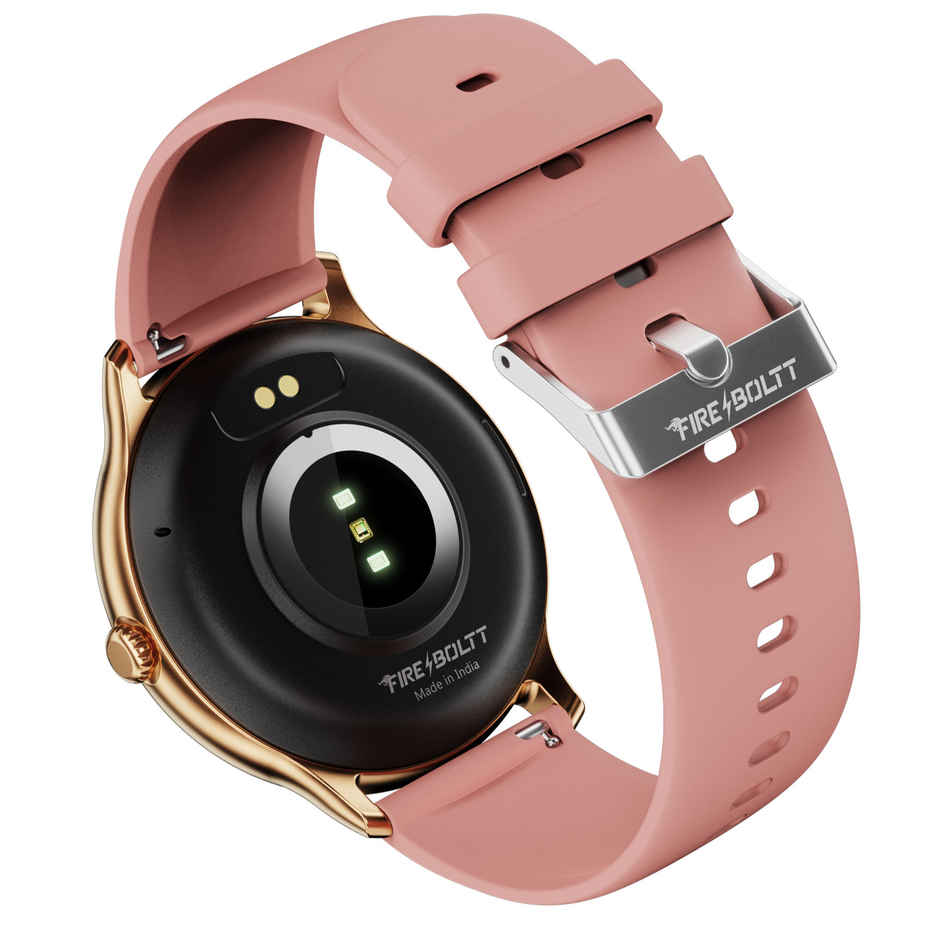 Fire Boltt Orbix 1.39 TFT BT Calling Smart Watch | Gold Pink