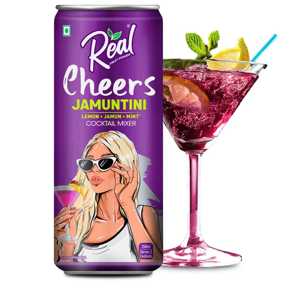 Real Cheers Jamuntini Cocktail Mixer | Ready & Convenient