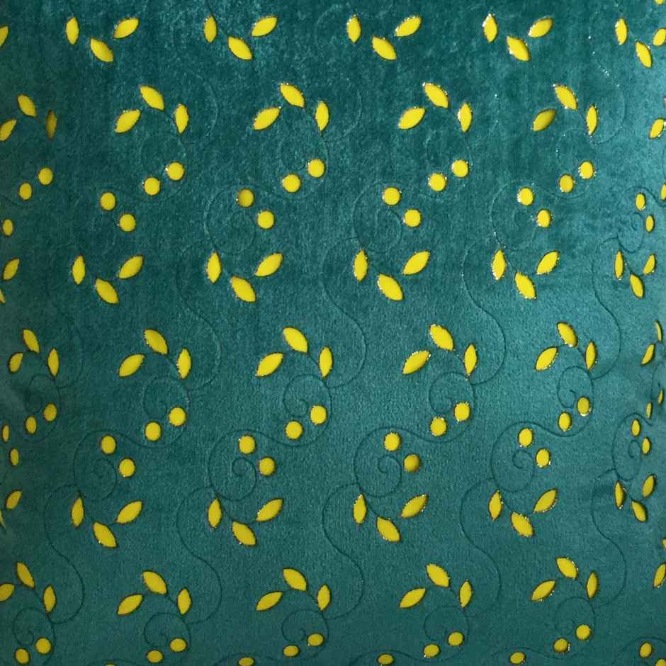 Lushomes Velvet Cushion Covers - Turquoise | 16 x 16 inch