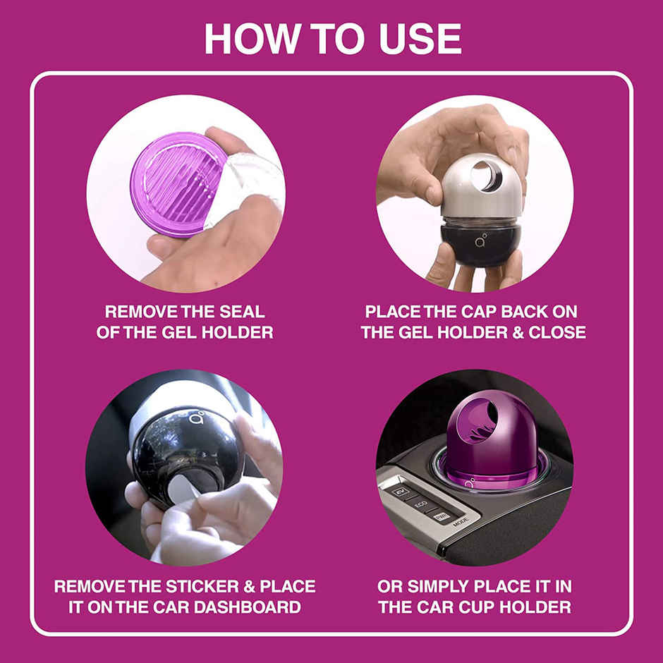 Godrej Aer Twist Car Air Freshener Gel Car Accessories Rich Irish Cocktail