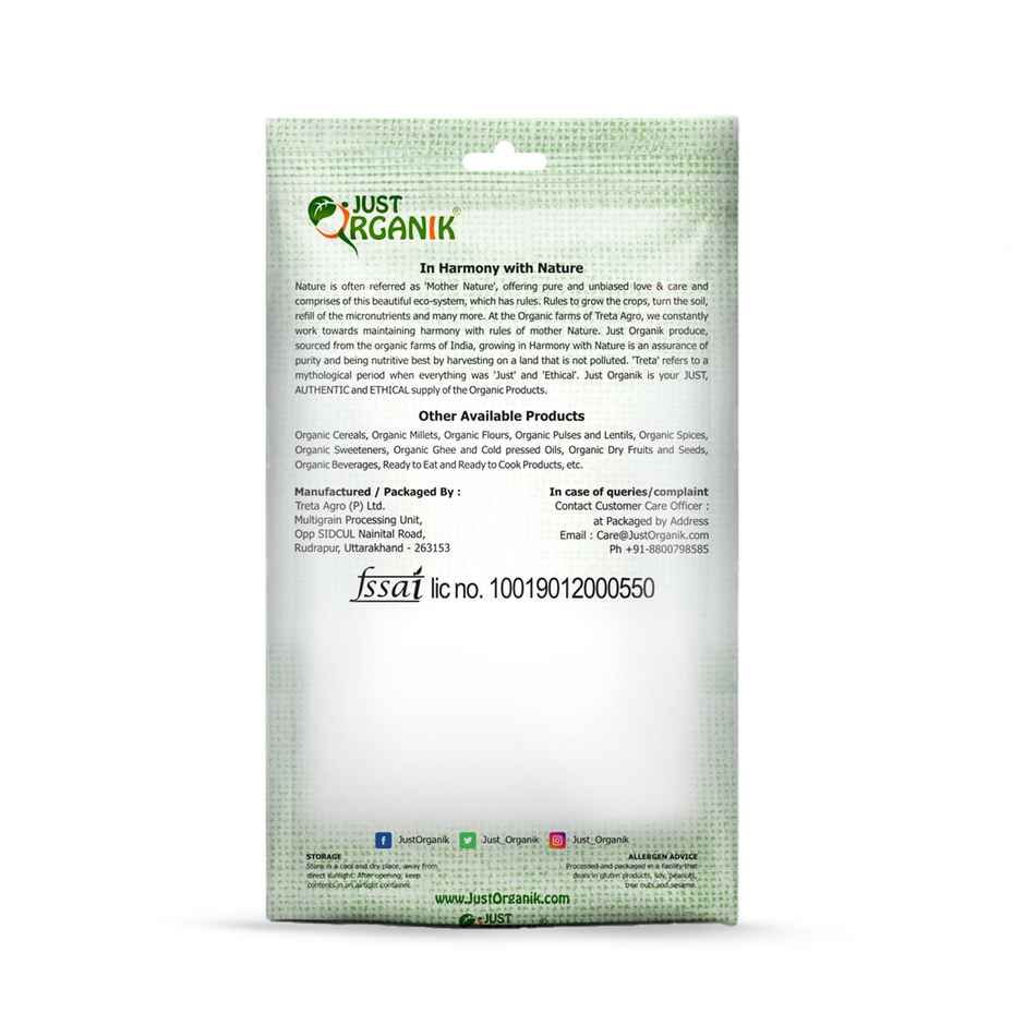 Just Organik Organic Raw Sugar Desi Khand