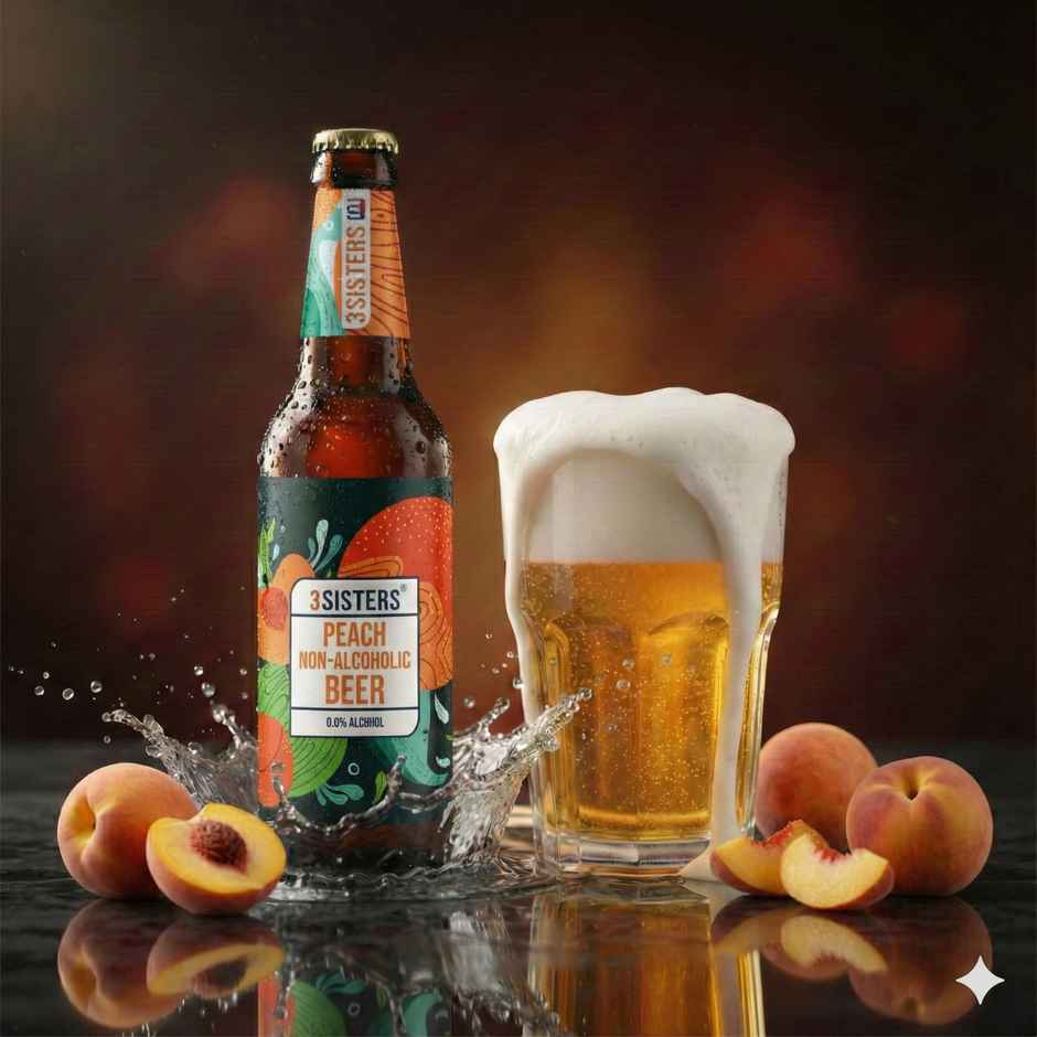 3 Sisters Peach Non Alcoholic Beer