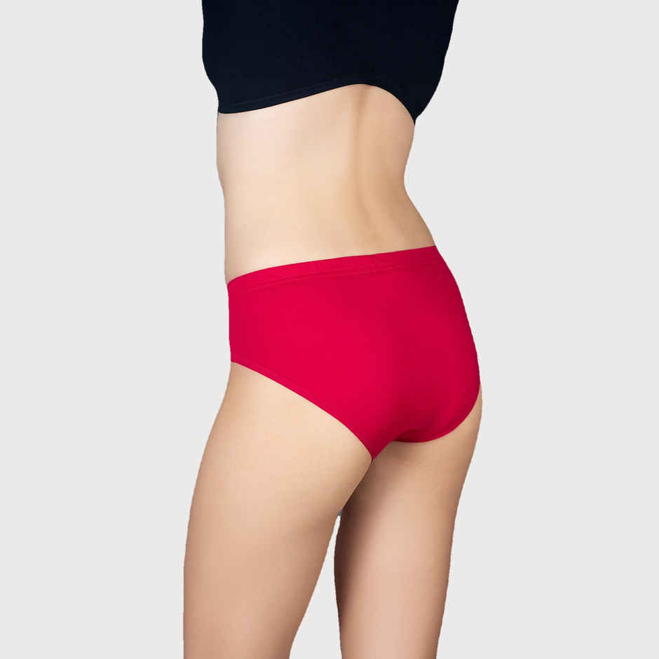 Lux Cozi Her Pure Cotton Hipster Panty | Multicolor | Size-95 | Pack Of 6