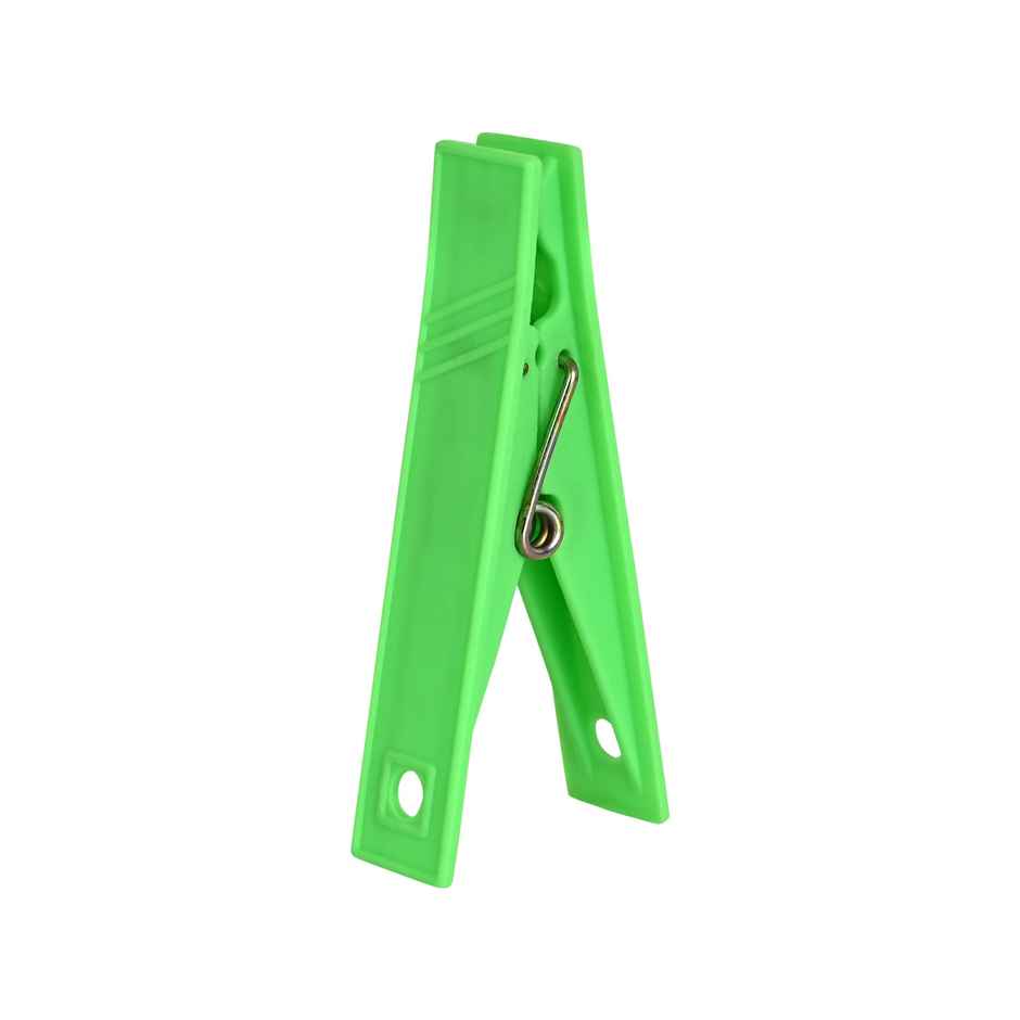 Sinco Megha Cloth Clips / Cloth Pegs - Pack of 1 (12 Pieces) - Green