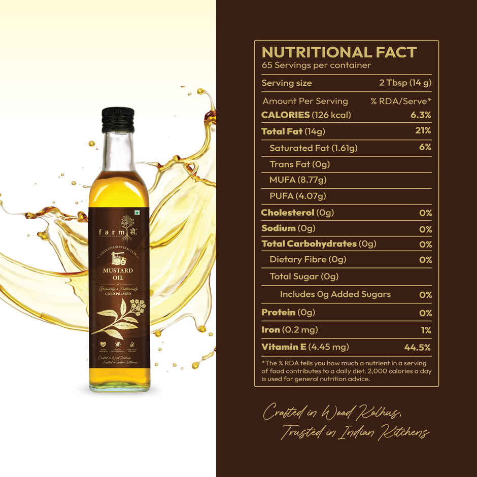 Farmse Cold Pressed Mustard Oil