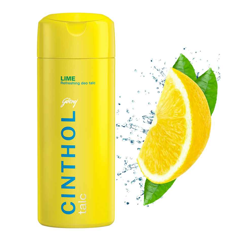 Cinthol Lime Talcum Powder Superior Germ Protection