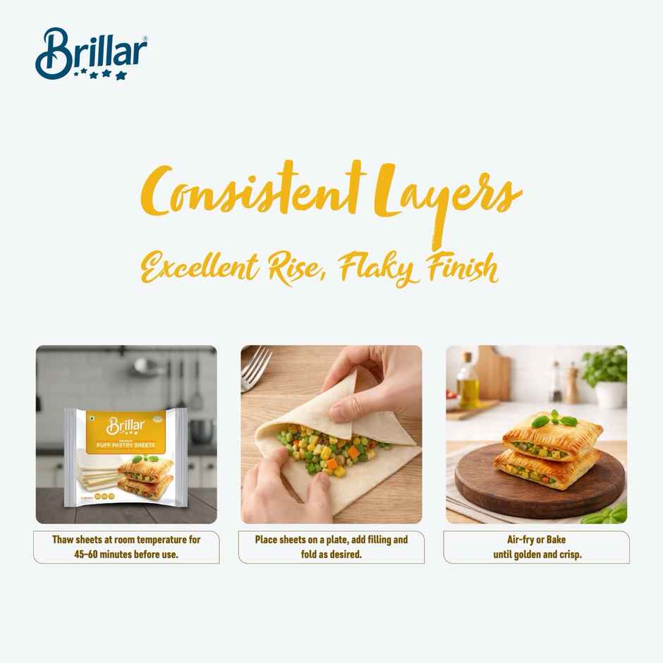 Brillar Puff Pastry Sheets