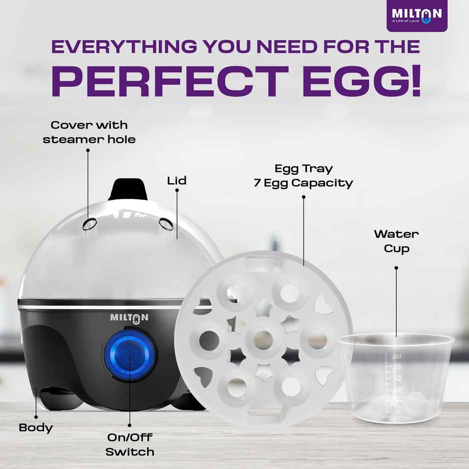 Milton Smart Xpress Egg Boiler | Egg Cooker & Steamer for Boiling