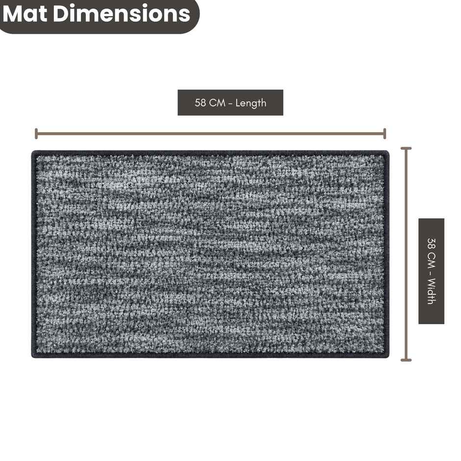 Status Spacedyeing Mat 38 x 58 Cm | Grey