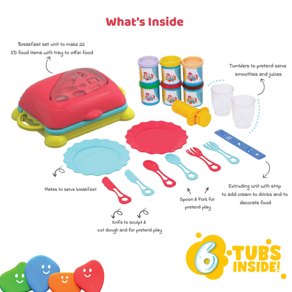 Funskool Fundough Breakfast Set 1732600