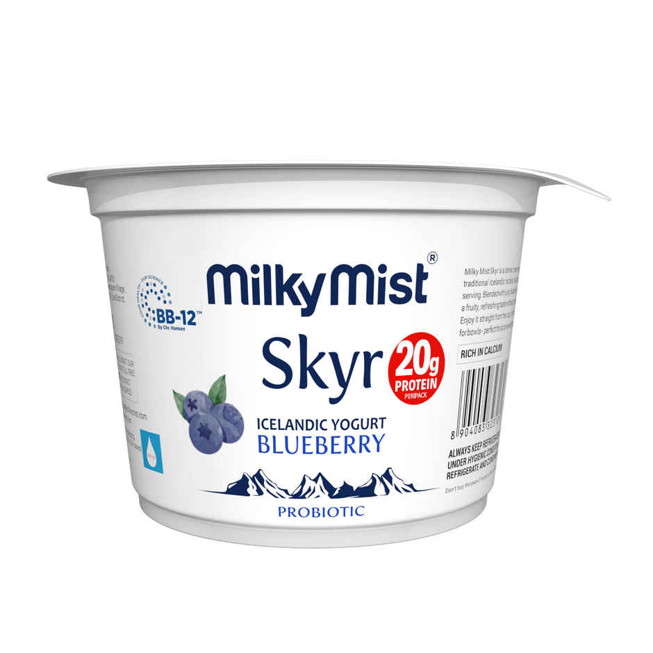 Milky Mist Skyr Blueberry Yogurt