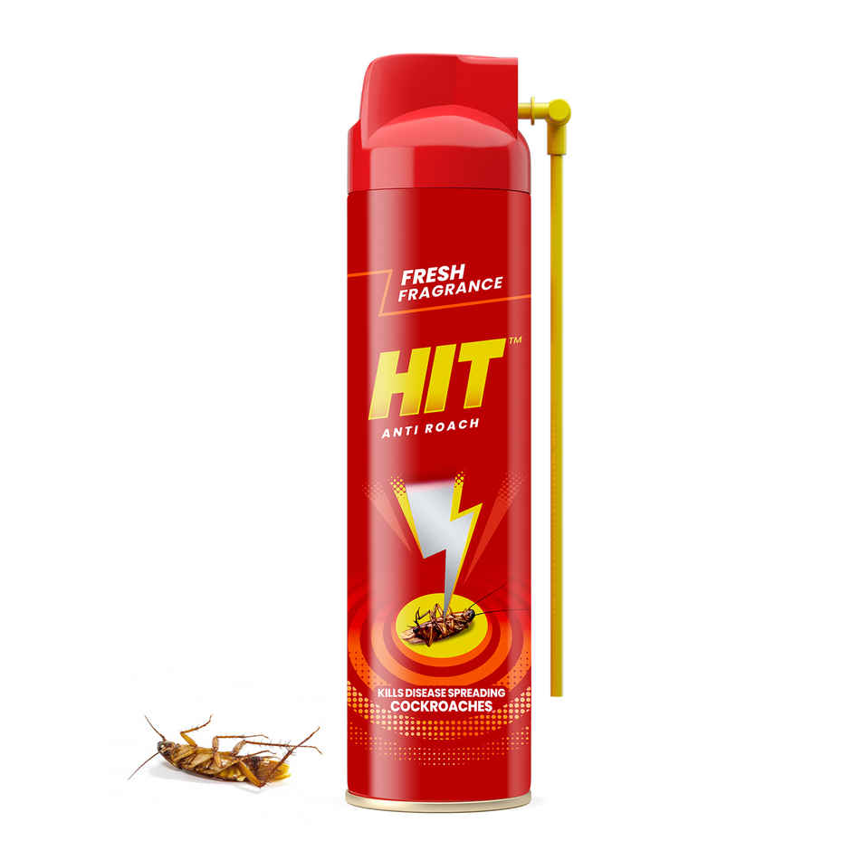 Hit Crawling Cockroach Killer Spray with Deep-Reach Nozzle