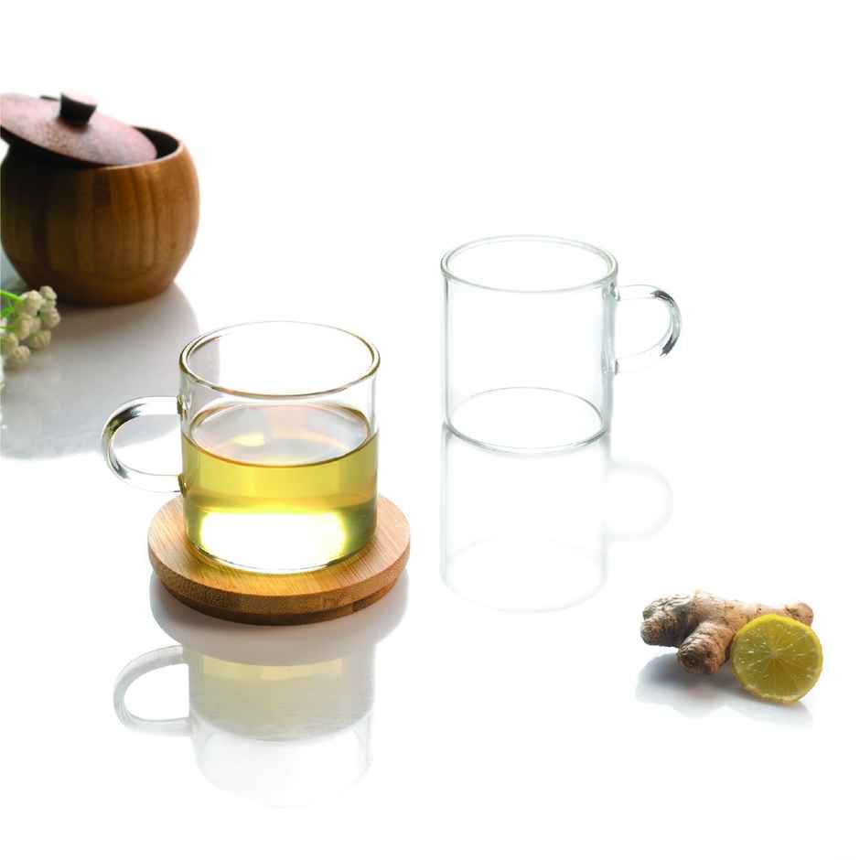 Sanjeev Kapoor Tucson High Borosilicate Mug 130 ml - Set Of 6 pcs