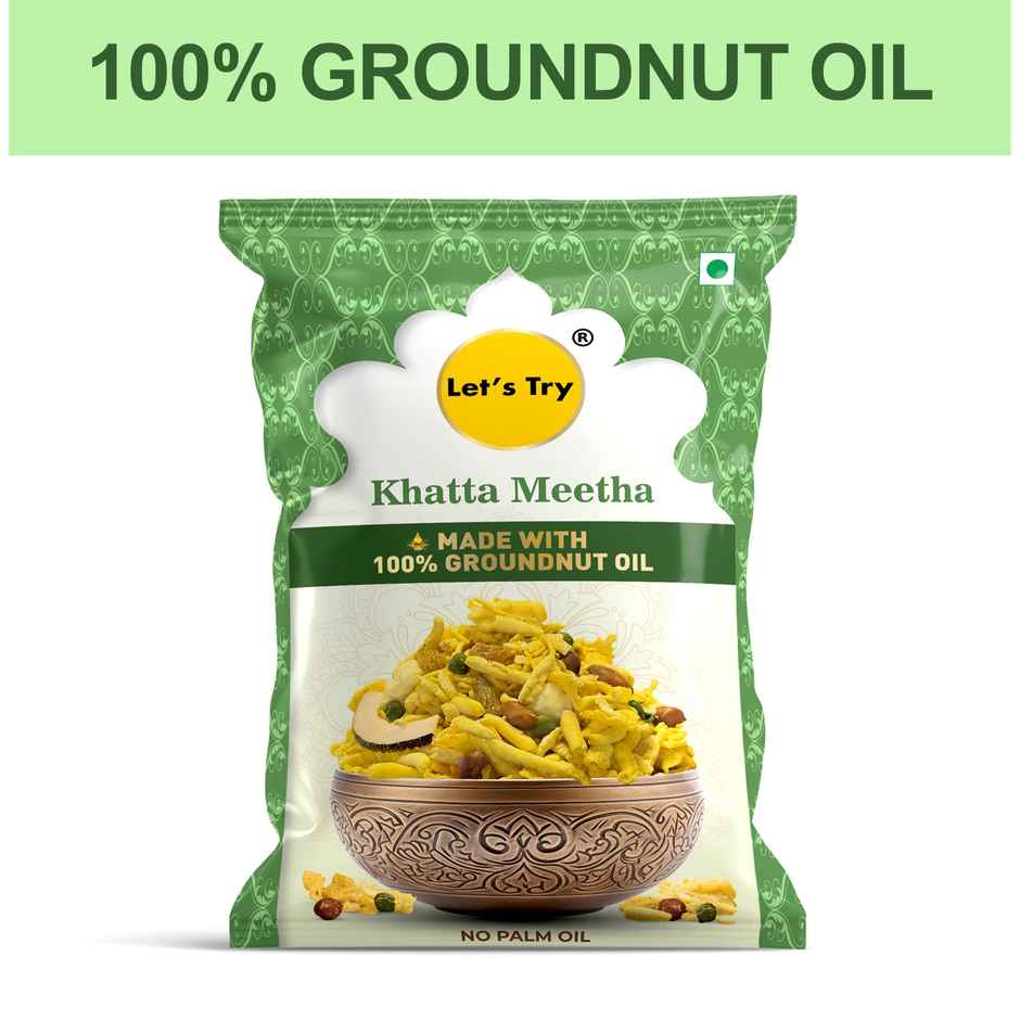 Let's try Khatta Meetha Mix | Made with 100% Groundnut oil