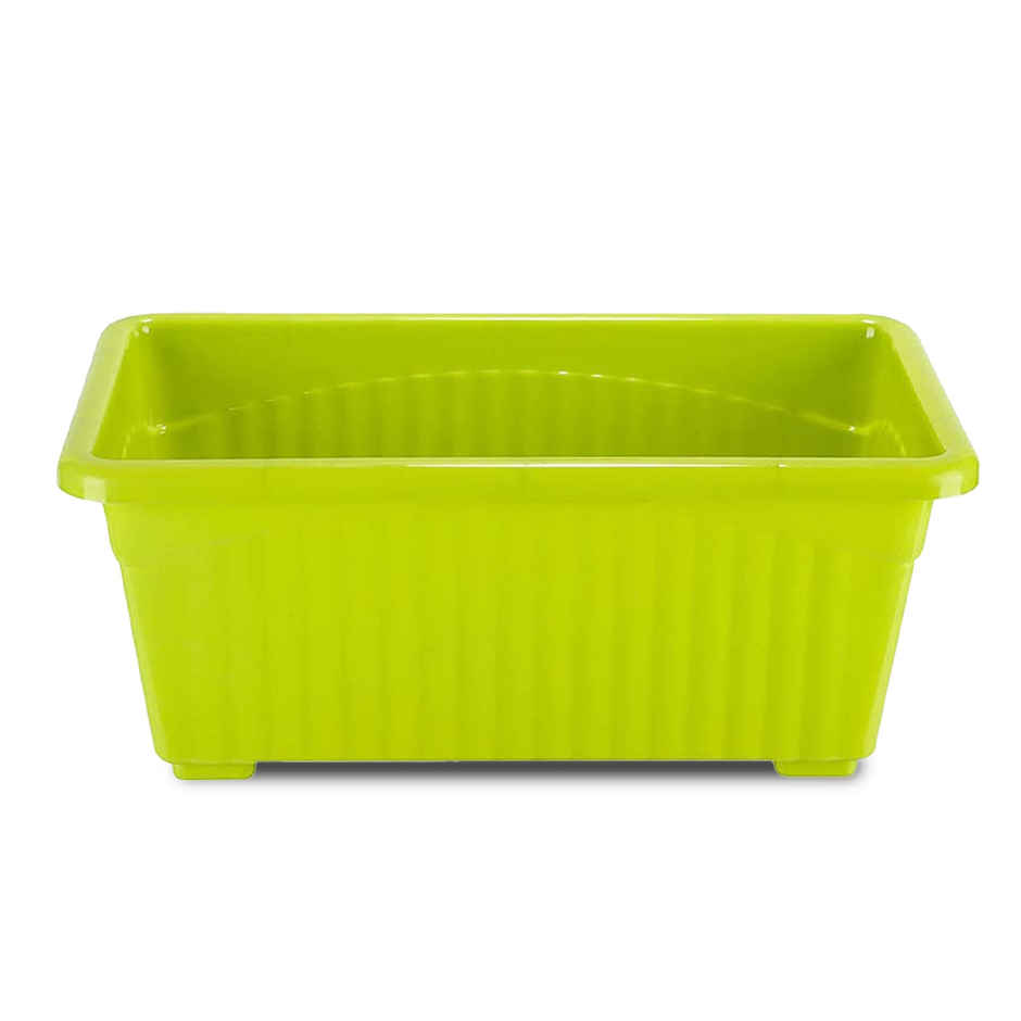 10club 14 Inch Plastic Window Planter Set Of 1 - Green
