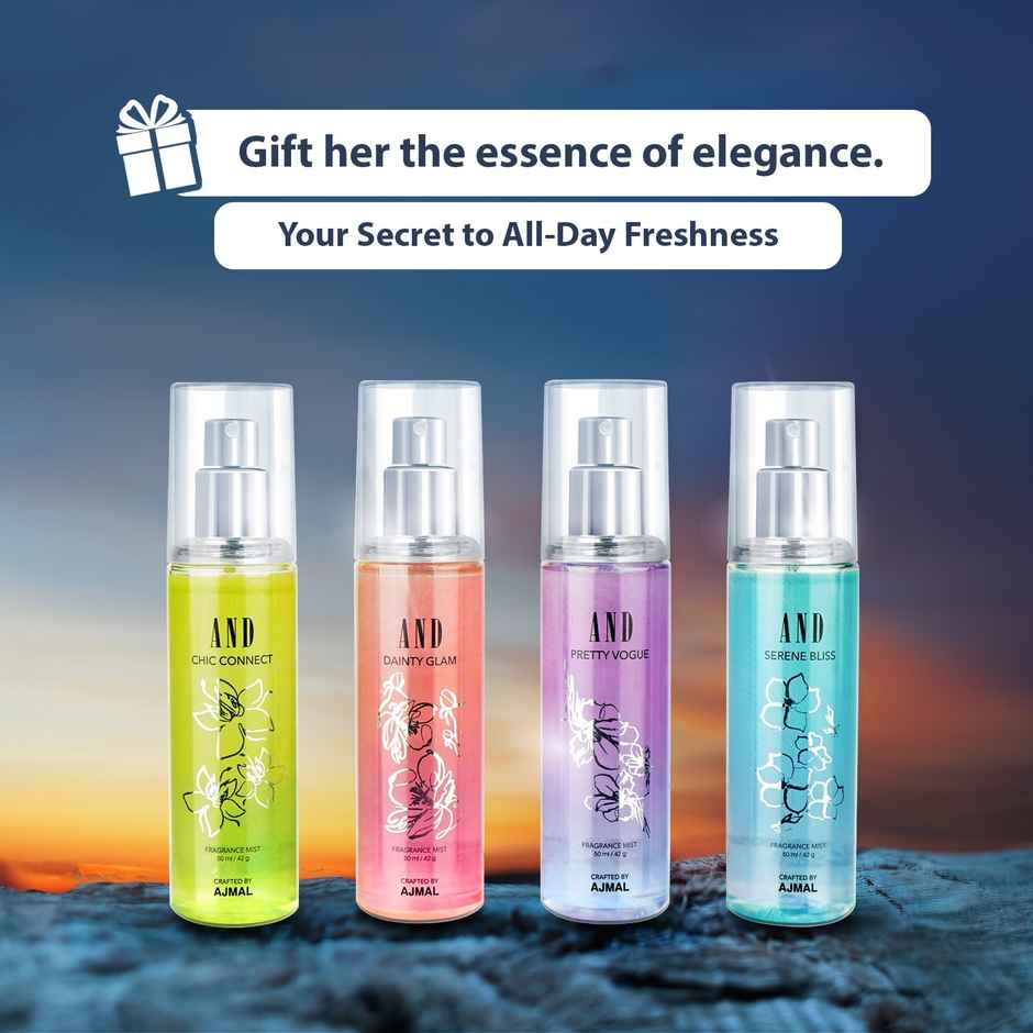 AND by Ajmal Body Mist Gift Set For Women With Chic Connect | Gifting Essential
