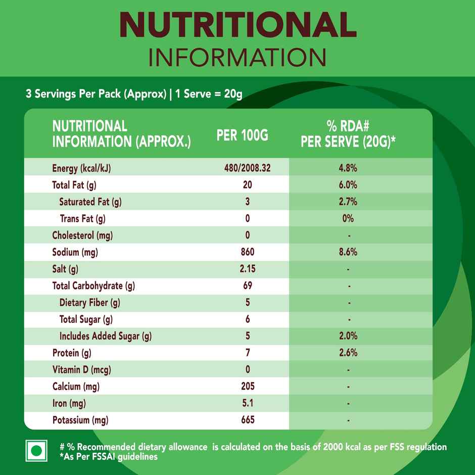 MOM - Peri Peri Roasted Makhana| Source of Protein | No Palm Oil