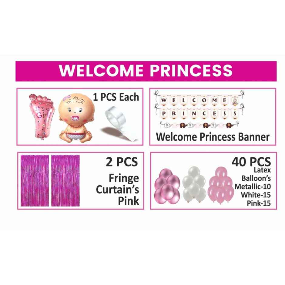 Welcome Princess Decoration Kit | Assorted | Let's Vybe