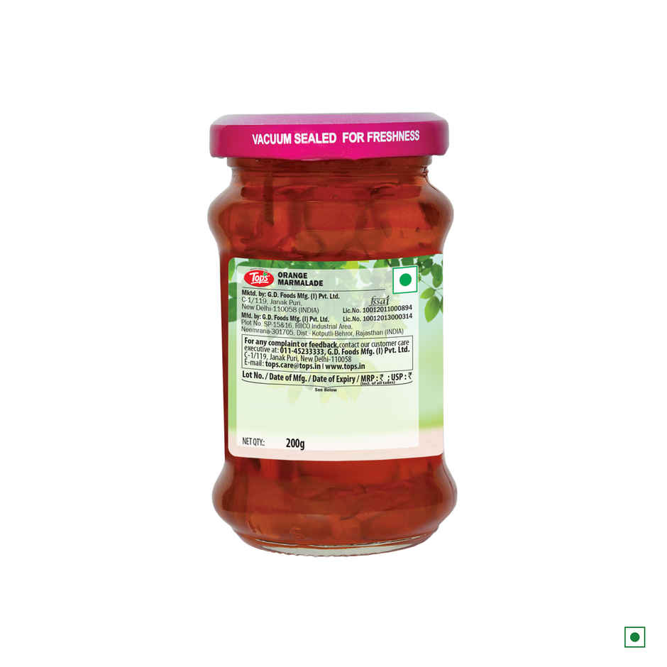 Top's Orange Marmalade Jam