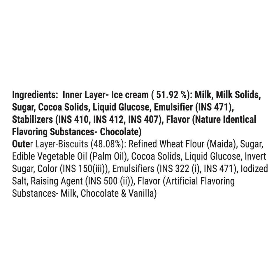 Milky Mist Round Sandwich Chocolate