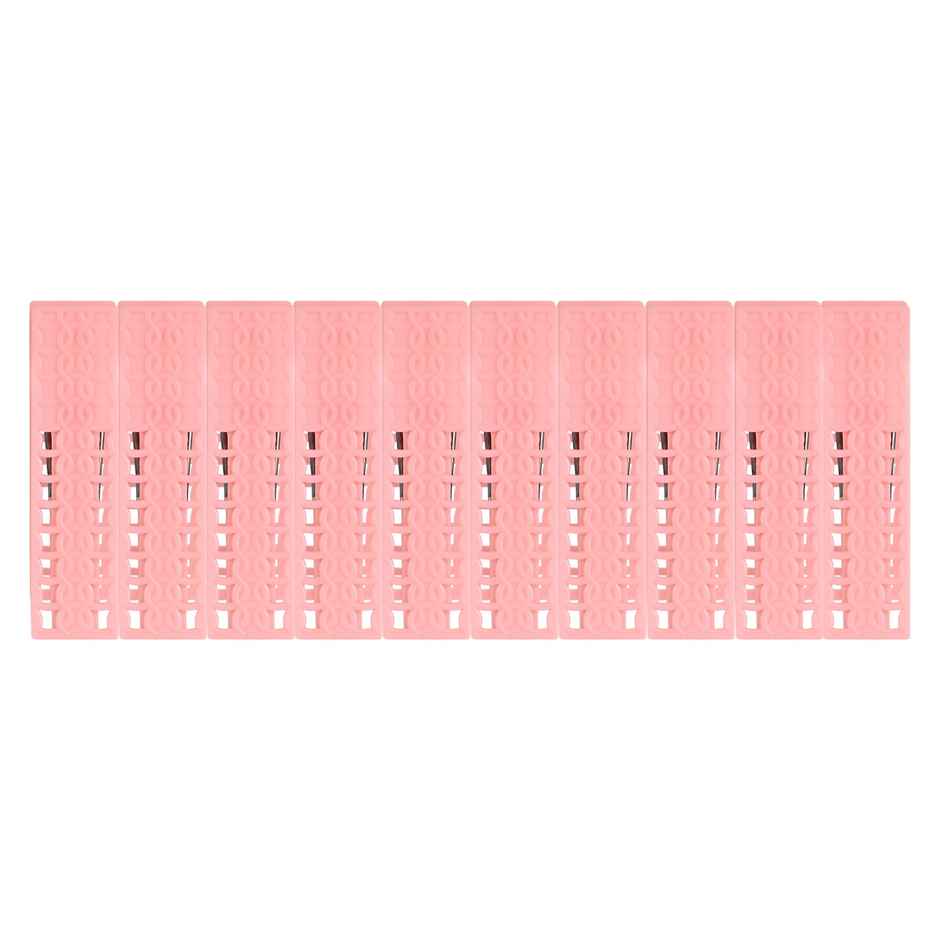 Sinco Misty Cloth Clips / Cloth Pegs - Pack of 1 (10 Pieces) - Pink Combo 