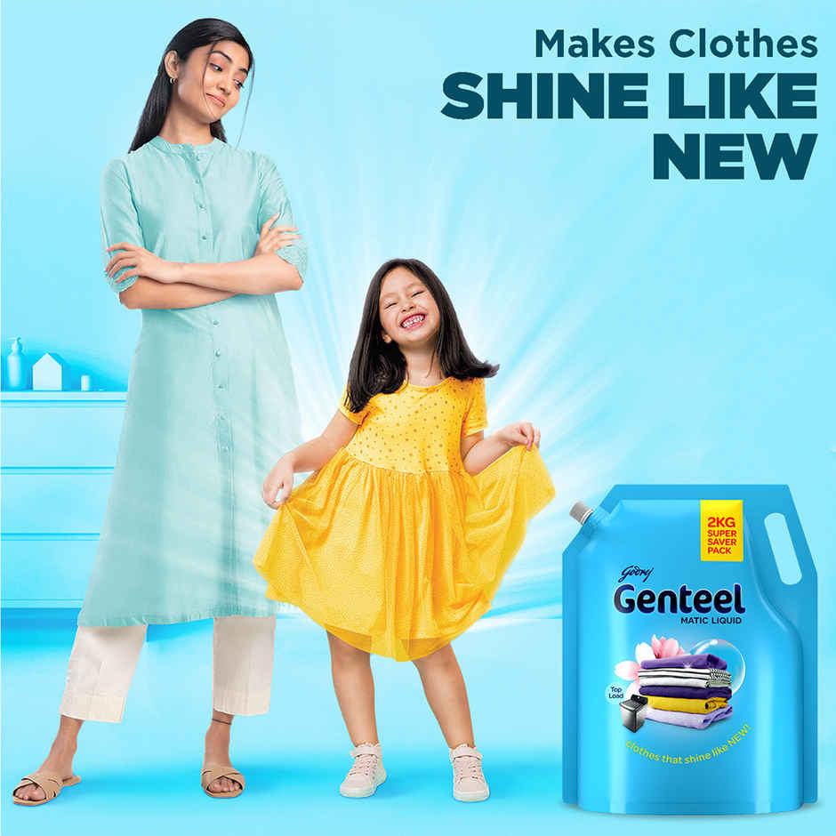 Godrej Genteel Matic Top Load Detergent Liquid Pouch Combo